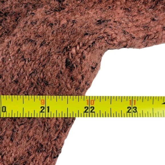 Prana Shine On Sweater Hoodie Size S Kangaroo Pocket Long Sleeve Rust Soft - Picture 8 of 12